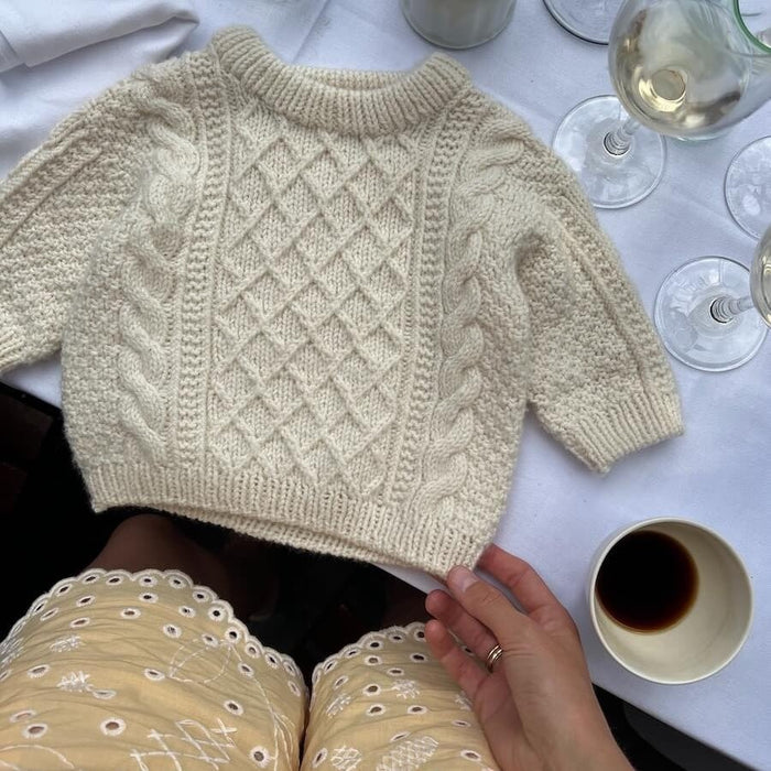 Moby Sweater Baby Sweater Pattern Booklet | PetiteKnit - This is Knit
