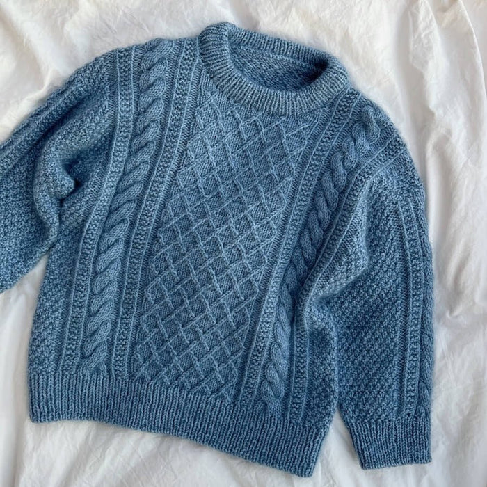 Moby Sweater Junior Sweater Pattern Booklet | PetiteKnit - This is Knit
