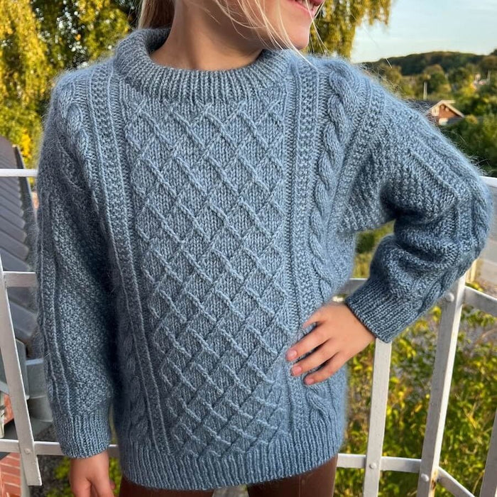 Moby Sweater Junior Sweater Pattern Booklet | PetiteKnit - This is Knit