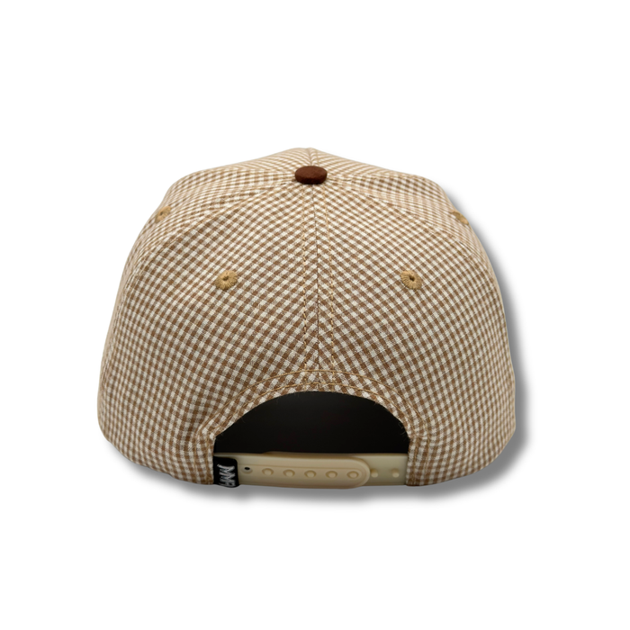 MOCHA CHECKERED MMA SNAPBACK