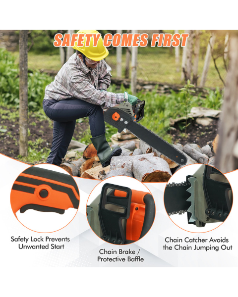 Neptune Electric Chain Saw 2600W Copper Motor | 40.6cm (16")Guide Bar | 4800 RPM | Automatic Oiler