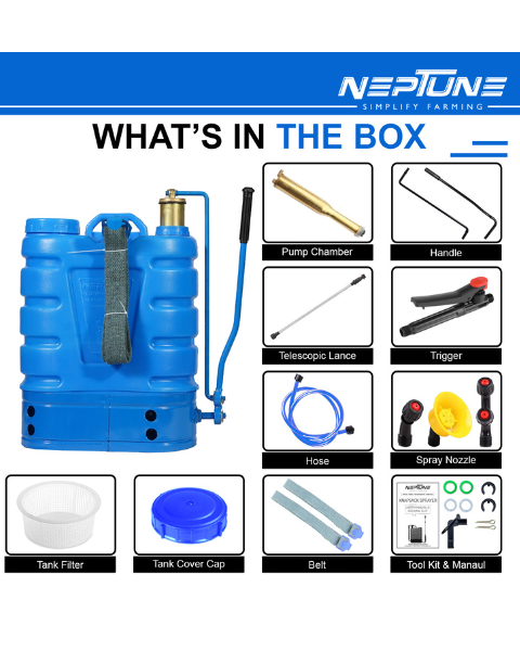 Neptune Hariyali-12 16L Knapsack Hand Operated Sprayers