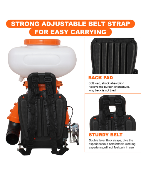Neptune MBD-20 2 in 1 Knapsack Mist Blower, Powder Duster and Sprayer, 2-Stroke 43cc Petrol Engine, 20L Tank Capacity