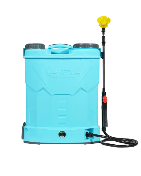 Neptune Model-12 Knapsack Battery Sprayer 12V 8Amp, 20L Tank, Telescopic Lance with 4 Nozzles
