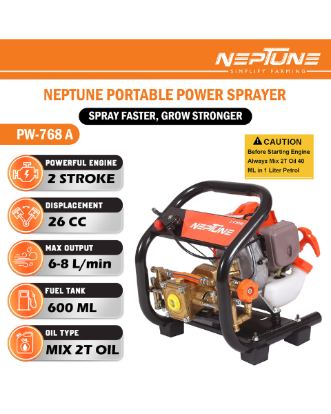 Neptune PW-768A 2-Stroke Portable Power Sprayers