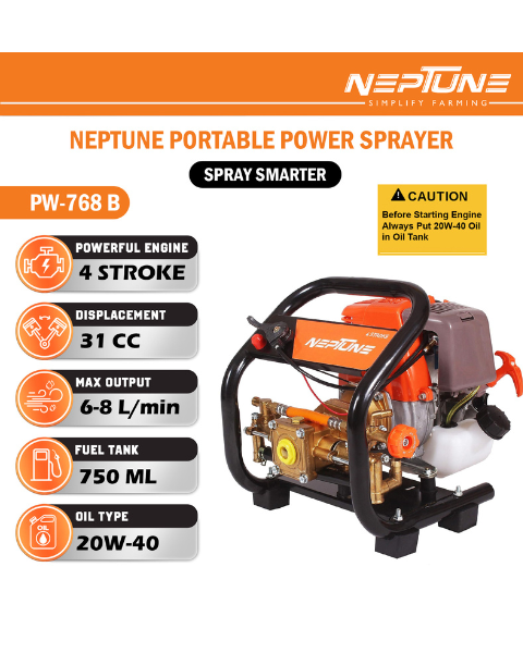 Neptune PW-768B 4-Stroke Portable Power Sprayers