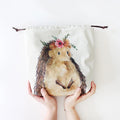 Nikki The Hedgehog | Project Bag | The Blue Rabbit House - This is Knit