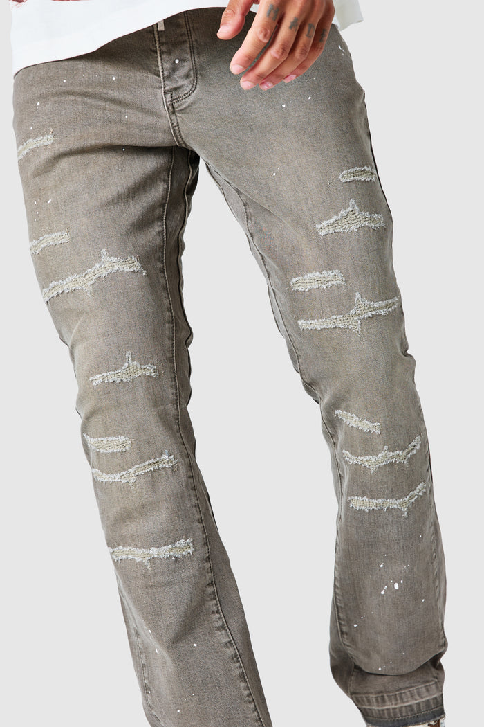 Oasis 2.0 Flare Jean - Brown Tint
