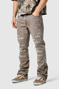 Oasis 2.0 Flare Jean - Washed Taupe