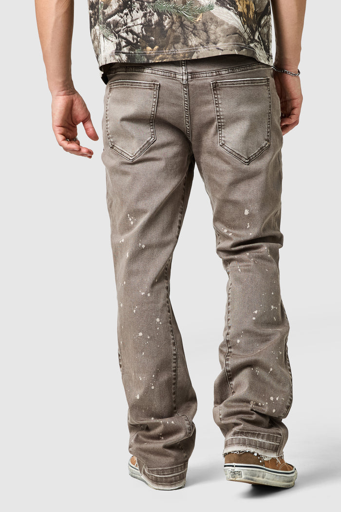 Oasis 2.0 Flare Jean - Washed Taupe