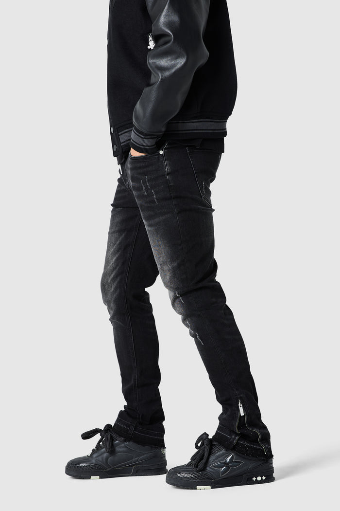 Ovie Slim Jean - Jet Black