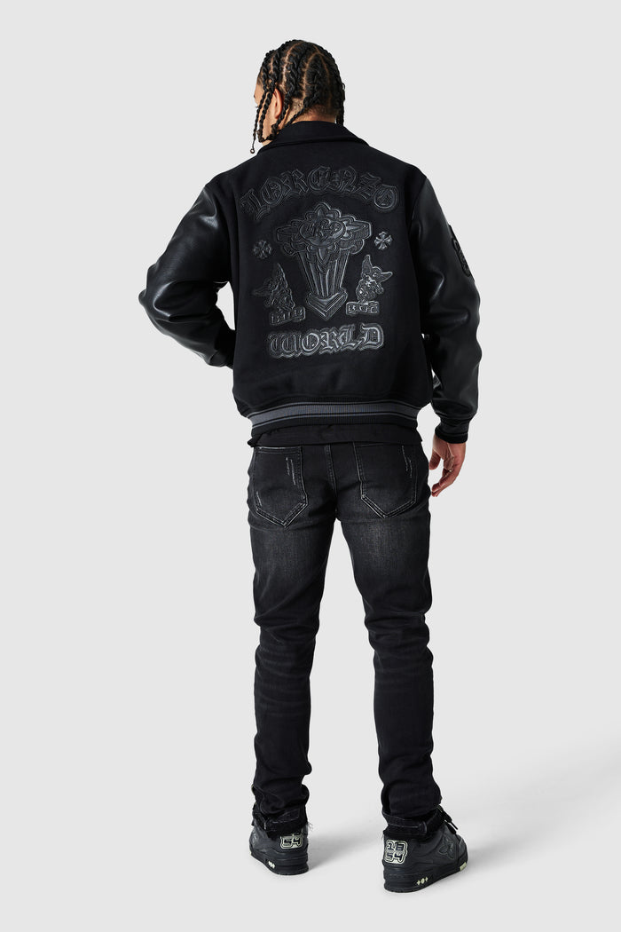 Ovie Slim Jean - Jet Black