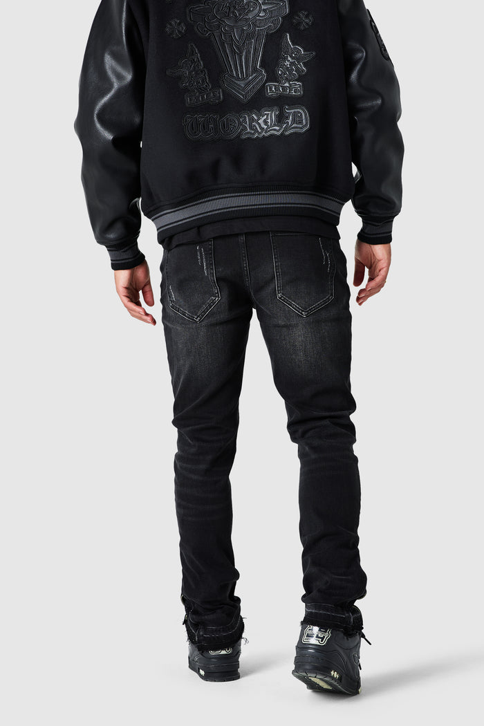 Ovie Slim Jean - Jet Black
