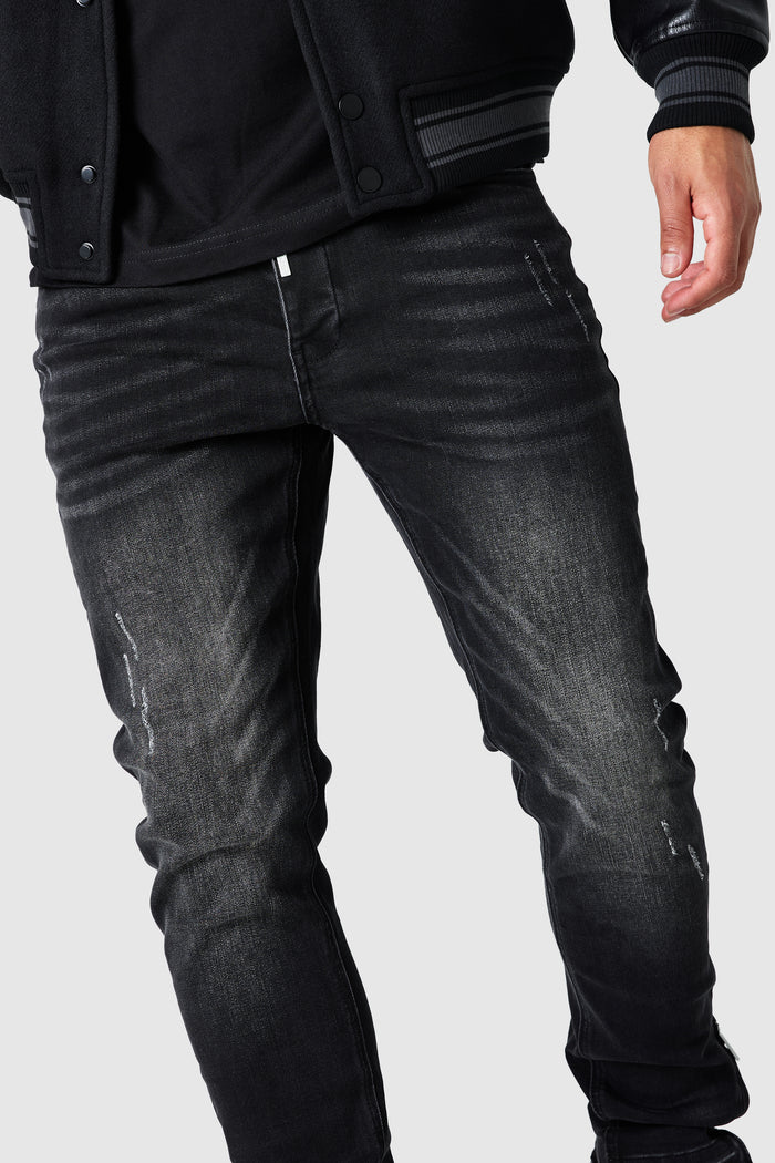 Ovie Slim Jean - Jet Black