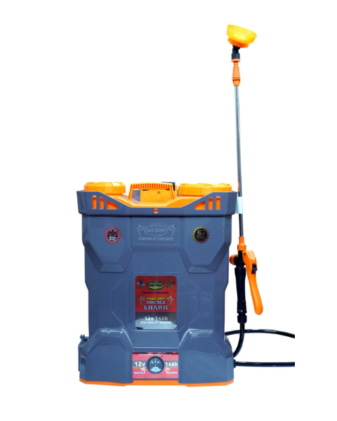 Pad Corp New Double Shark 3.0 12 Volts X 14 Ampere Double Motor Battery Sprayer 18L