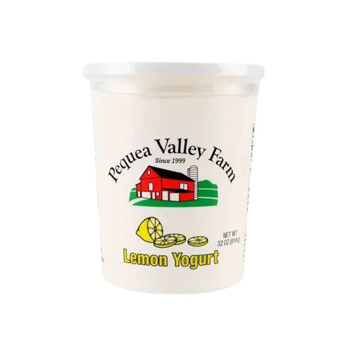 Pequea Valley Farm Grass Fed Yogurt 32oz Lemon