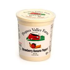 Pequea Valley Farm Grass Fed Yogurt 32oz Strawberry Banana