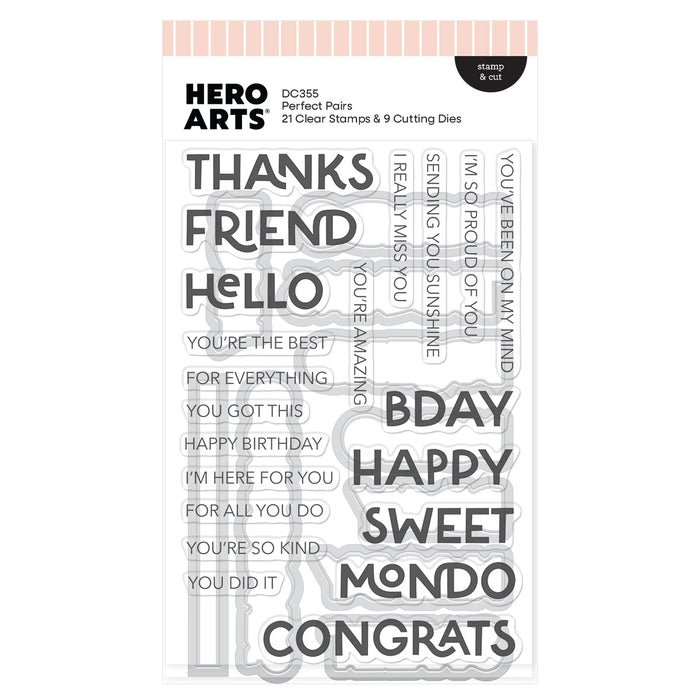 Perfect Pairs Stamp & Cut