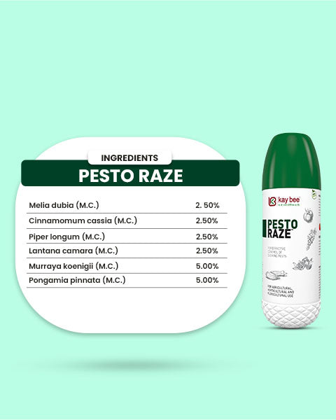 Pesto Raze (Bio Pesticide) – For Effective Control of Aphids, Whiteflies & Hoppers
