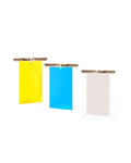 Pheromone Combo pack of White Yellow Blue Sticky traps for chillies (11*28cm) Traps & Lures