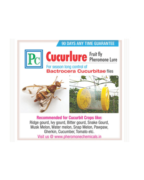 Pheromone Fruit Fly Trap Combo Pack for Cucurbits and Creepers