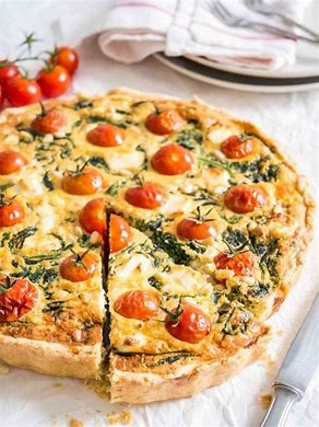 Pika’s farm table - Feta Spinach & Tomato Quiche