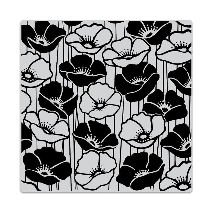 Poppy Field Bold Prints Cling Stamp