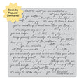 Positive Script Bold Prints Cling Stamp