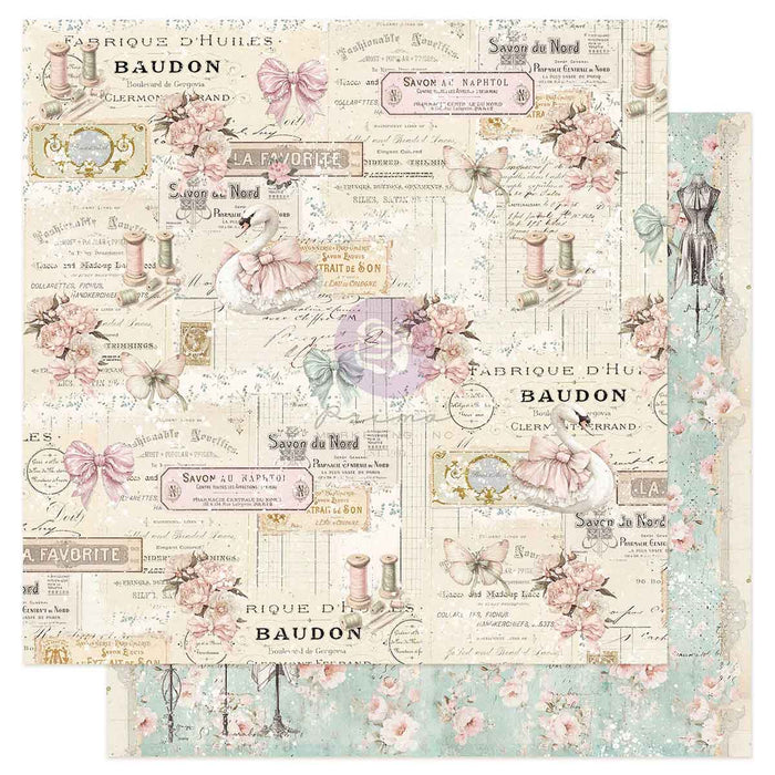 Prima Buttons & Keepsakes by Frank Garcia 6 x 6" Paper Pad