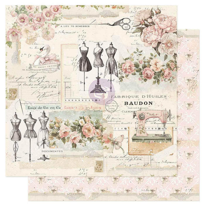 Prima Buttons & Keepsakes by Frank Garcia 6 x 6" Paper Pad