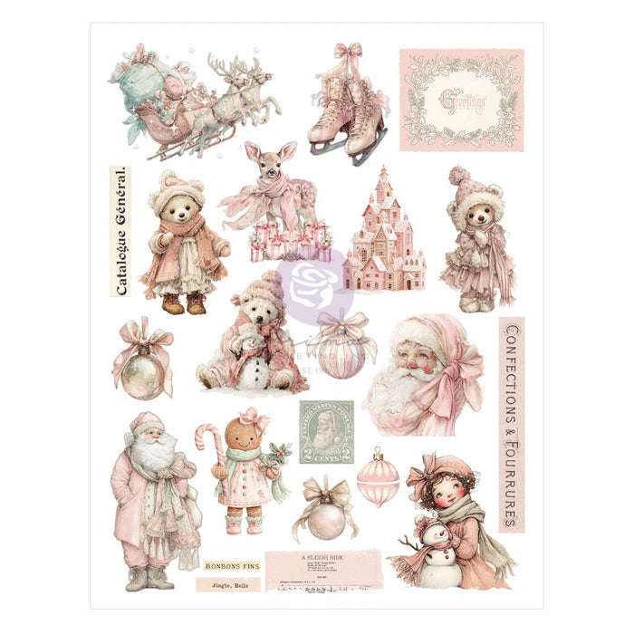 Prima Christmas Blush by Frank Garcia Rub-On Transfers