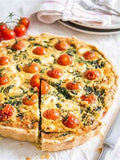 Quiche Spinach, Roasted Tomato and Feta - Pika's Farm