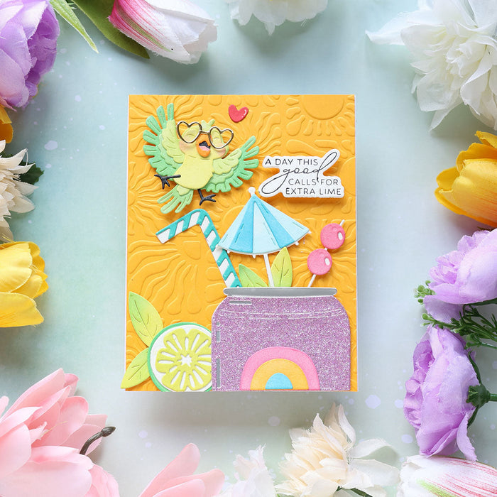 Radiant Day - 3D Embossing Folder of the Month