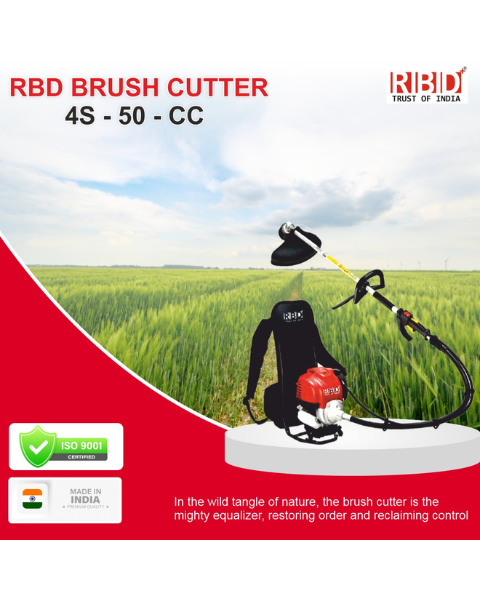 RBD 50cc Backpack Brush Cutter with Tiller
