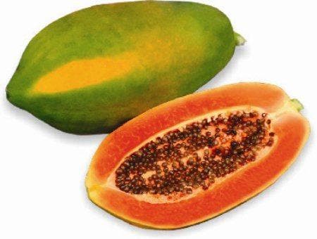 Image showing papya grown from East West Papaya Seed.