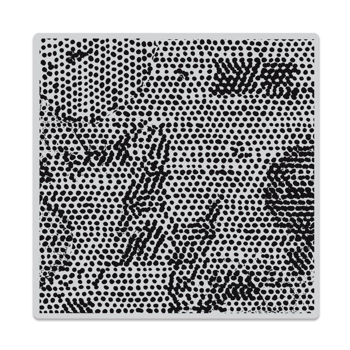 Rough Dot Bold Prints Cling Stamp