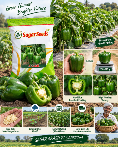 SAGAR AKASH F1 CAPSICUM