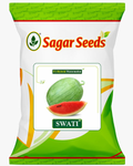 Sagar Swati Watermelon Seeds-Short, Oblong, Green, Striped, Sweet, Juicy