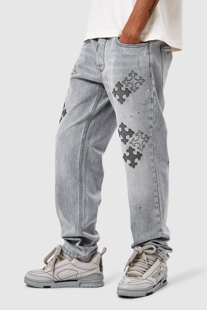 Sandro Relaxed Jean - Light Grey