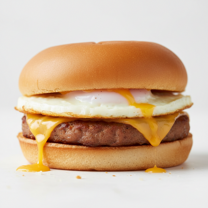 Sausage Egg & Cheese on Brioche