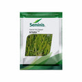 Seminis Sitara hybrid hot pepper seed packet featuring a green crop window and brand logo on a white pouch.