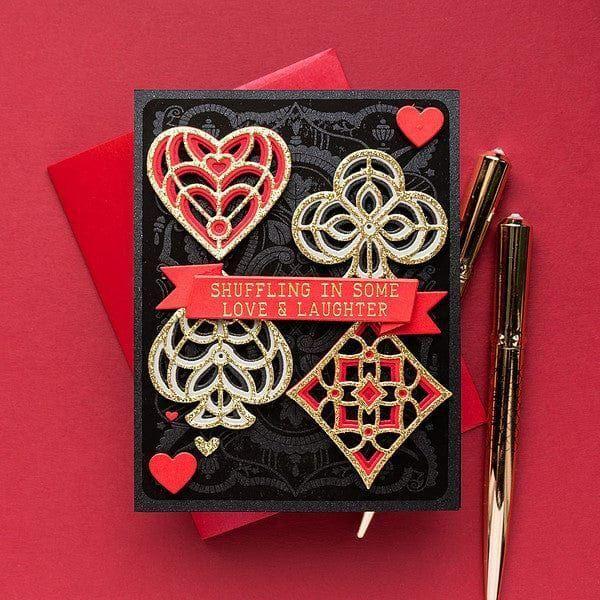 Shuffling Sentiments Press Plate & Die Set by Jaycee Gaspar