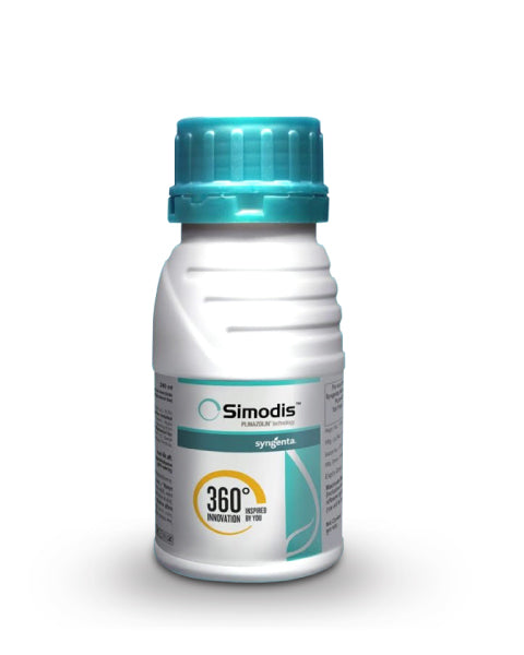 Syngenta simodis insecticide with Isocycloseram 9.2% and Isocycloseram 10% W/V DC bottle