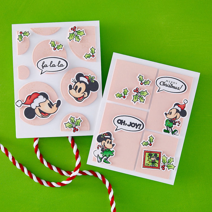 Simple Stories Say Cheese Classic Mouse Christmas Stamp & Die Bundle