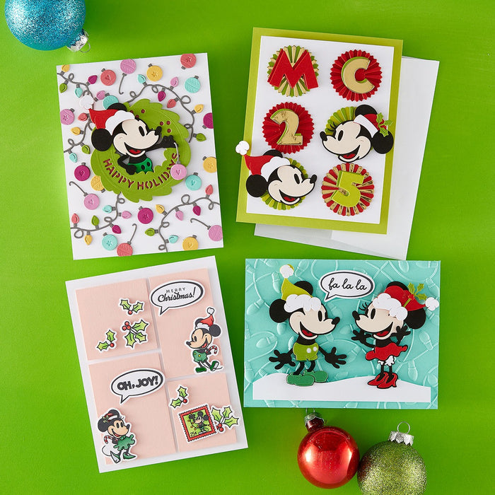 Simple Stories Say Cheese Classic Mouse Christmas Stamp & Die Bundle