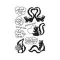Skunk Love Clear Stamp Set
