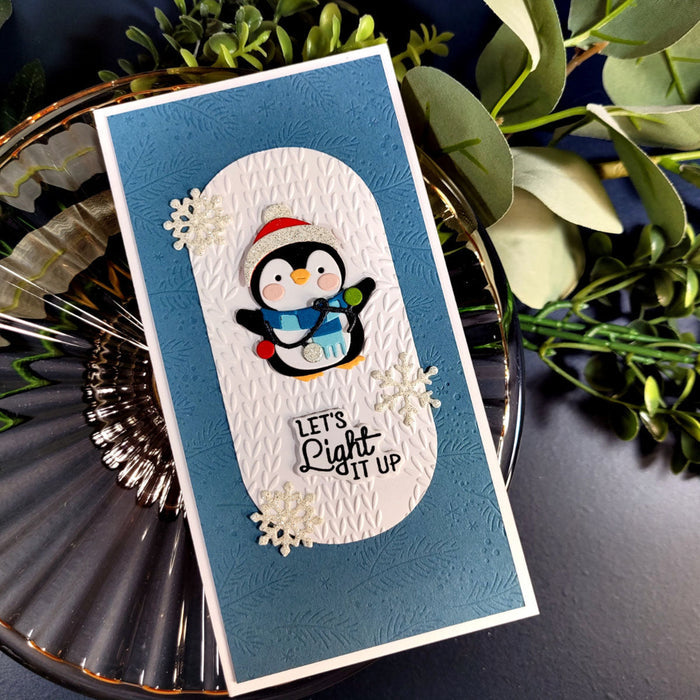 Snuggly Knit Embossing Folder of the Month - card project 8