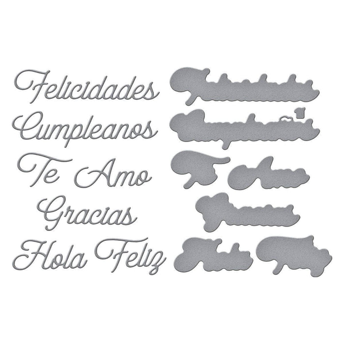 Spanish Everyday Sentiments Etched Dies
