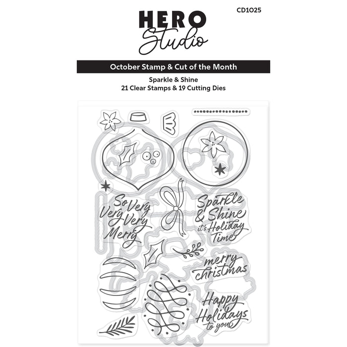 Sparkle and Shine Stamp & Cut Set of the Month - October 2025