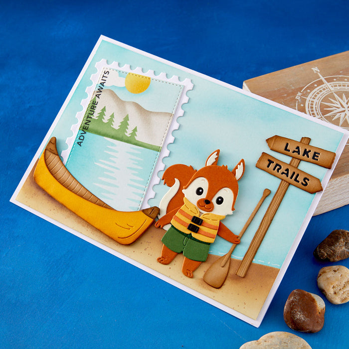 Splash Days Etched Dies by Allison Frazier
